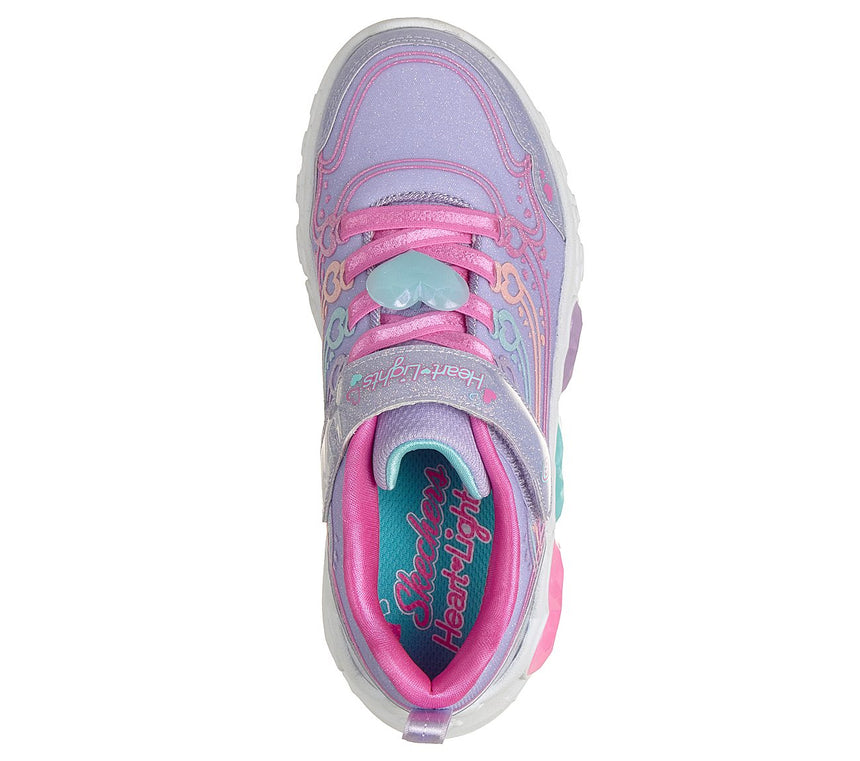 Skechers Heart Lights Παιδικά Αθλητικά  με Φωτάκια Μωβ 303266nc/lvmt