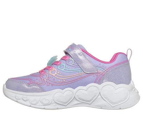 Skechers Heart Lights Παιδικά Αθλητικά  με Φωτάκια Μωβ 303266nc/lvmt