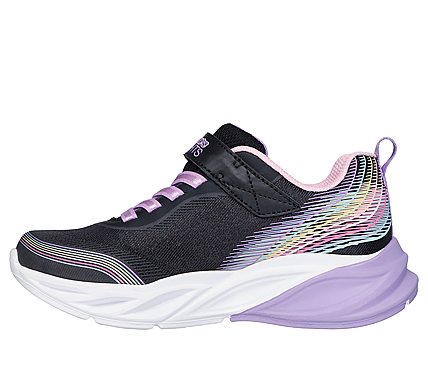 Παιδικό Αθλητικό Παπούτσι για Κορίτσι Skechers Rainbow Beam με Φωτάκια On/Off Χρώματος Μαύρο 303709L-BKMT