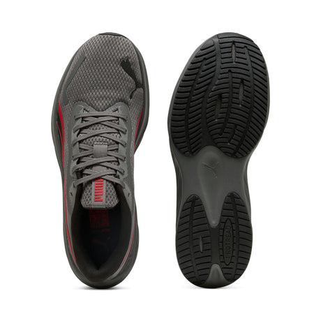 puma pounce lite 310778-04 dark gray red