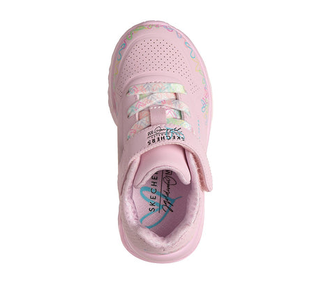 Skechers αθλητικό κορίτσι JGoldcrown: Uno Lite - Heart Craze 314091N-LPMT
