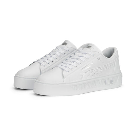 Puma Smash Platform V3 Sleek 389401 01 Puma White-Puma Silver