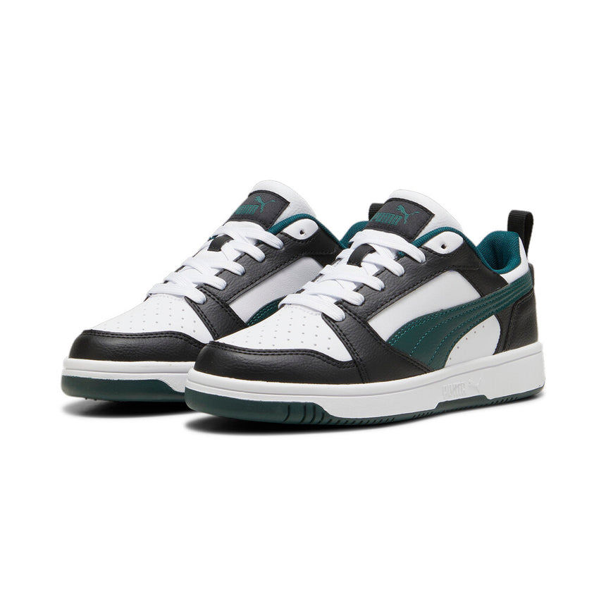 Puma Sneakers Rebound V6 Lo Jr 393833 15 Black-Dark Myrtle-Wht