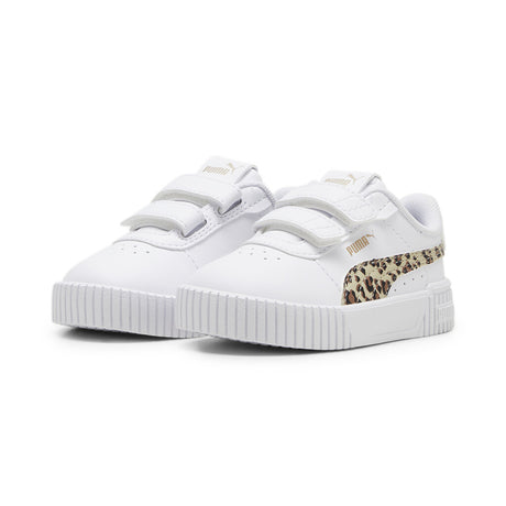 Puma Carina2.0AnimalUpdate V Inf 396889 02 White-Putty-Puma Gold
