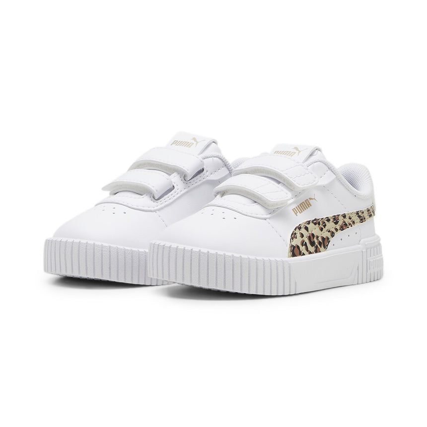 Puma Carina2.0AnimalUpdate V Inf 396889 02 White-Putty-Puma Gold