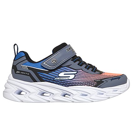 Skechers S-Lights Vortex 3.0 Παιδικά Sneakers με Φωτάκια Μπλε / Πορτοκαλί 400590L/BBOR