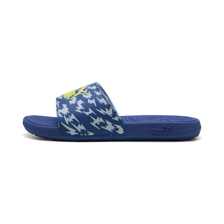 Puma sliders 400910 01 cool cat 2.0 poised 2 racePs blue-lemon παντοφλα