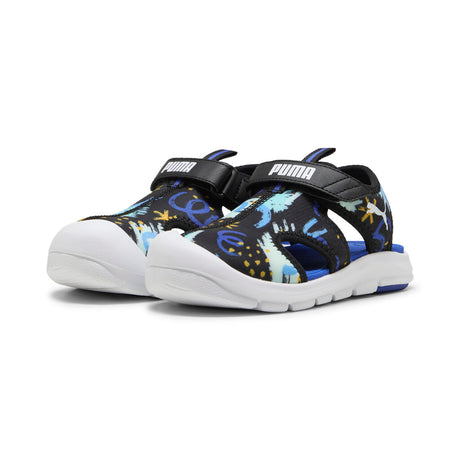 puma fun racer sandal a0pvps 401693-01 black blue