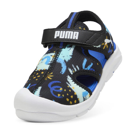 puma fun racer sandal a0pvps 401693-01 black blue