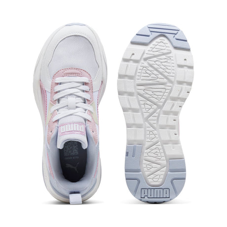 puma trinity lite blurry dreams jr 402265-01 white mauve