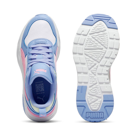Trinity 2 LT Jr - PUMA White-Pink Shimmer-Intense Lavender