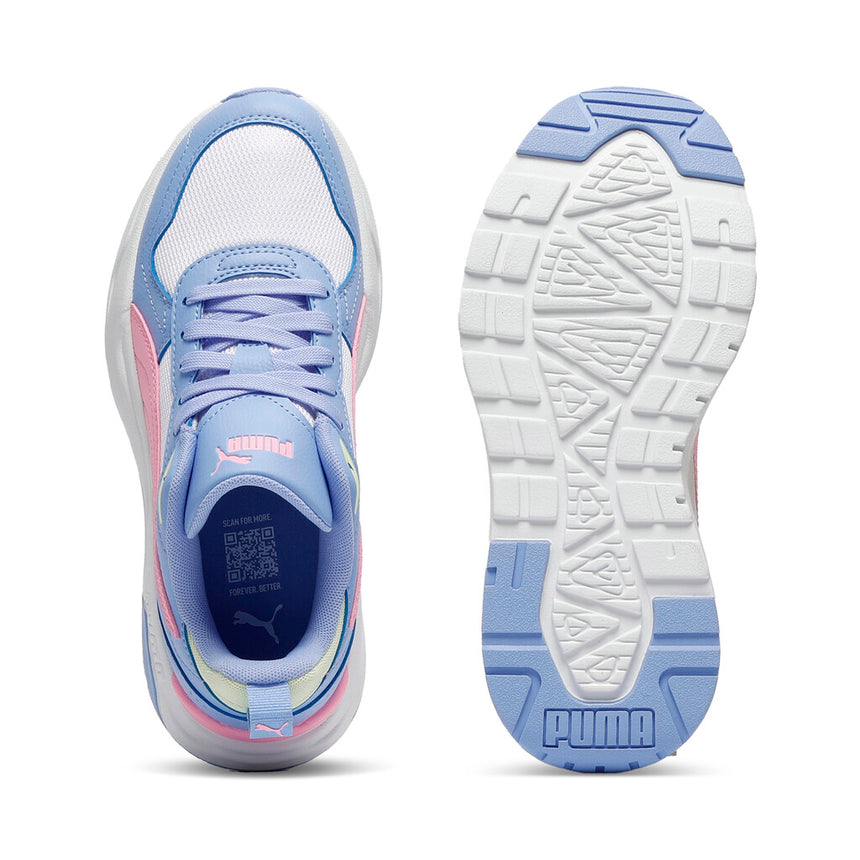 Trinity 2 LT Jr - PUMA White-Pink Shimmer-Intense Lavender