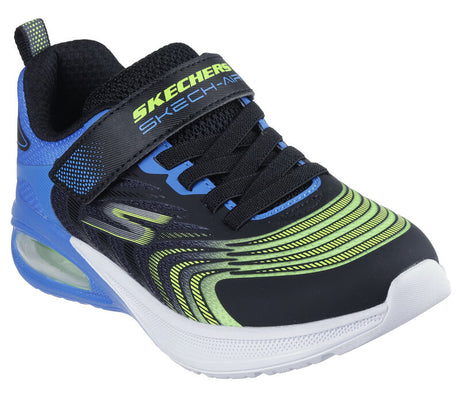 skechers microspec max vortivox 403938L-BBLM BLK/BLUE/LIME