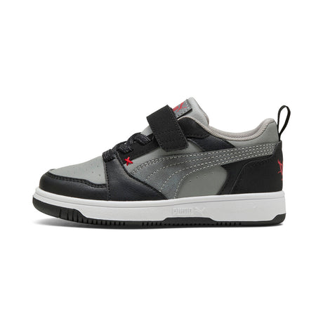Puma sneakers για αγορι  Rebound V6 Lo MID 90s AC+ PS - PUMA Black-Gray Echo-For All Time Red 405038-01