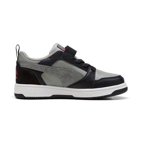 Puma sneakers για αγορι  Rebound V6 Lo MID 90s AC+ PS - PUMA Black-Gray Echo-For All Time Red 405038-01