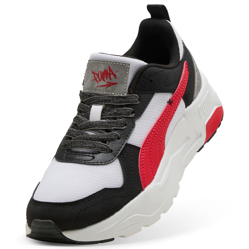 Trinity 2 LT Mid 90s Jr - PUMA White-For All Time Red-PUMA Black