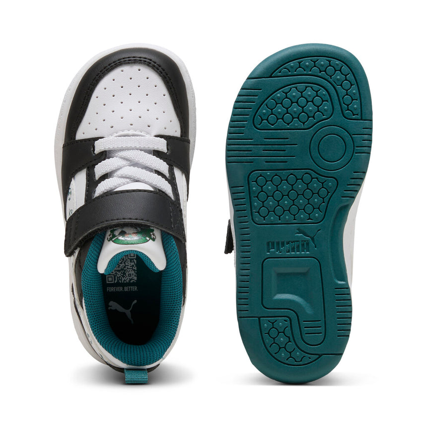 Puma Rebound V6 Lo Super Puma AC+ Inf - PUMA Black-PUMA White-Emerald Ice-Archive Green