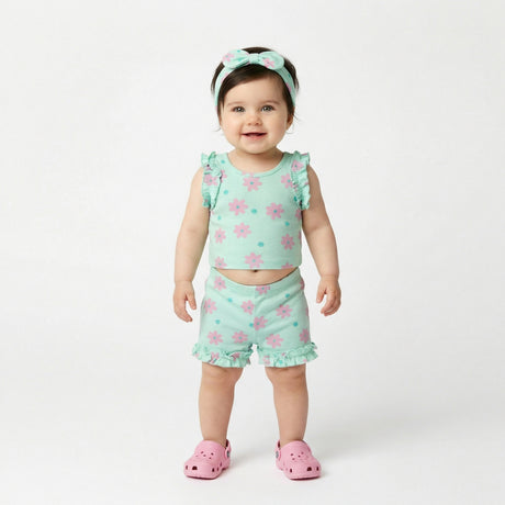 Trax βρεφικό κορίτσι 49016 Σετ σορτς/μπλούζα