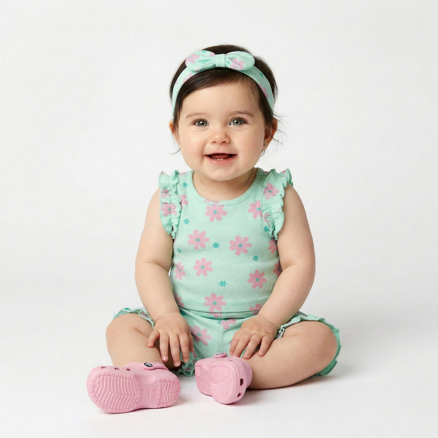 Trax βρεφικό κορίτσι 49016 Σετ σορτς/μπλούζα