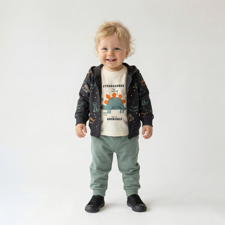 Trax βρεφικό αγόρι 49050 Σετ παντελόνι/μπλούζα/ζακέτα