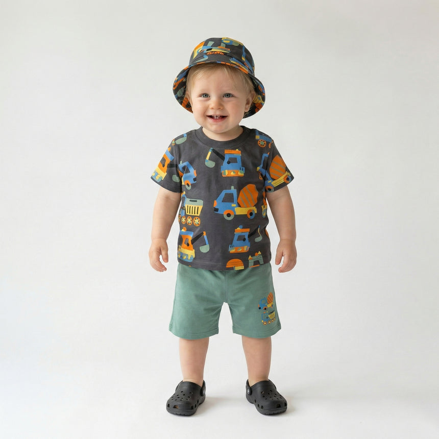 Trax βρεφικό αγόρι 49056 Σετ βερμούδα/μπλούζα