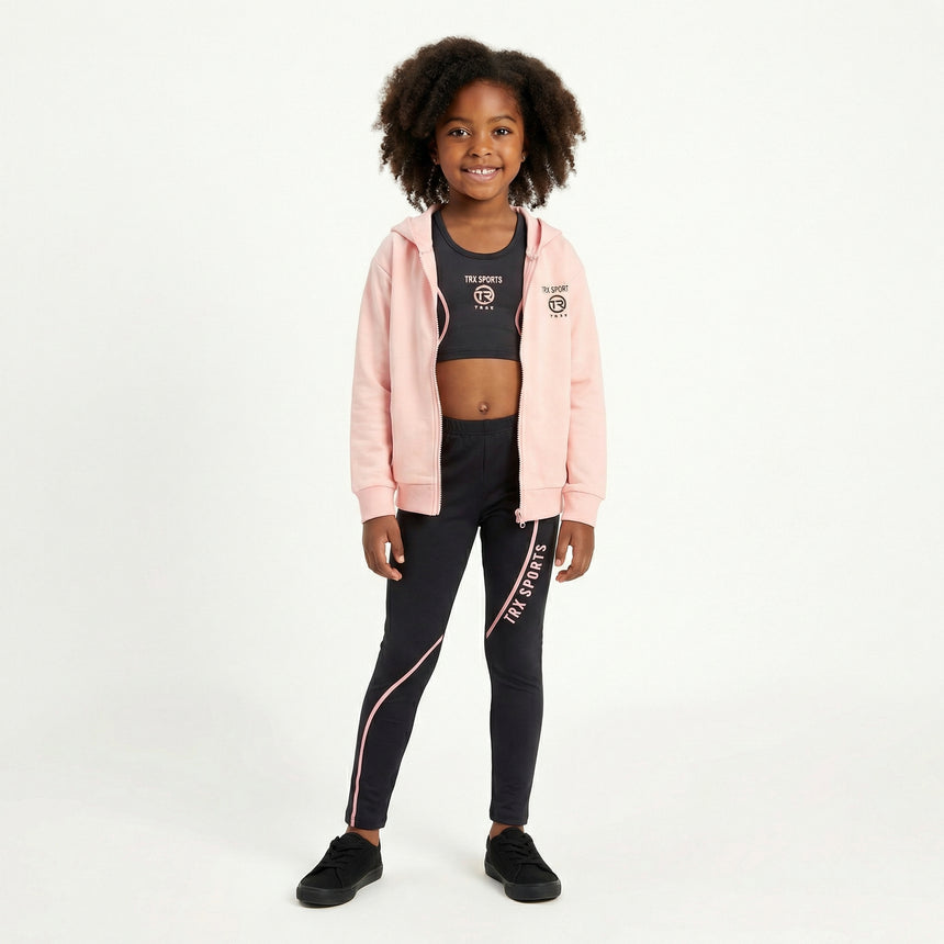 Trax παιδικό κορίτσι Σετ  κολάν/μπλούζα/ζακέτα 49107