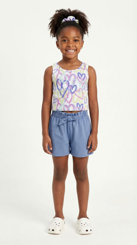 Trax παιδικό Σετ σορτς/μπλούζα κορίτσι 49141