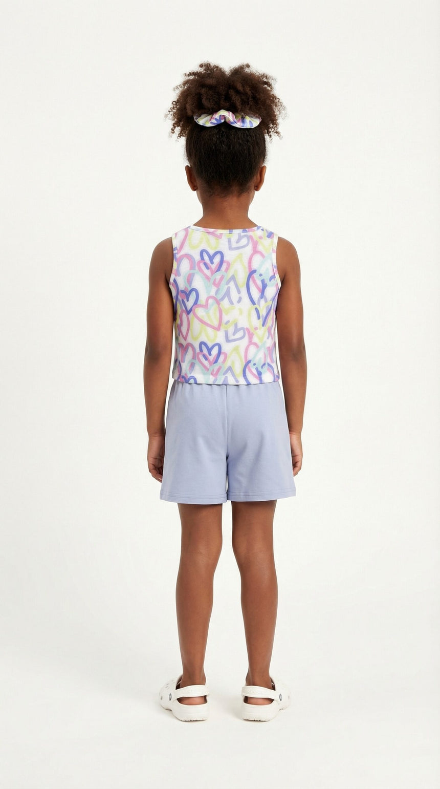 Trax παιδικό Σετ σορτς/μπλούζα κορίτσι 49141