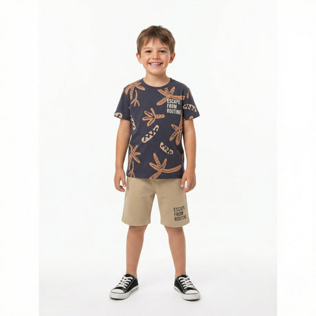 Trax παιδικό Σετ για αγόρι  βερμούδα/μπλούζα 49338