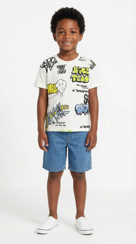 Trax παιδικό αγόρι  49341 Σετ βερμούδα/μπλούζα