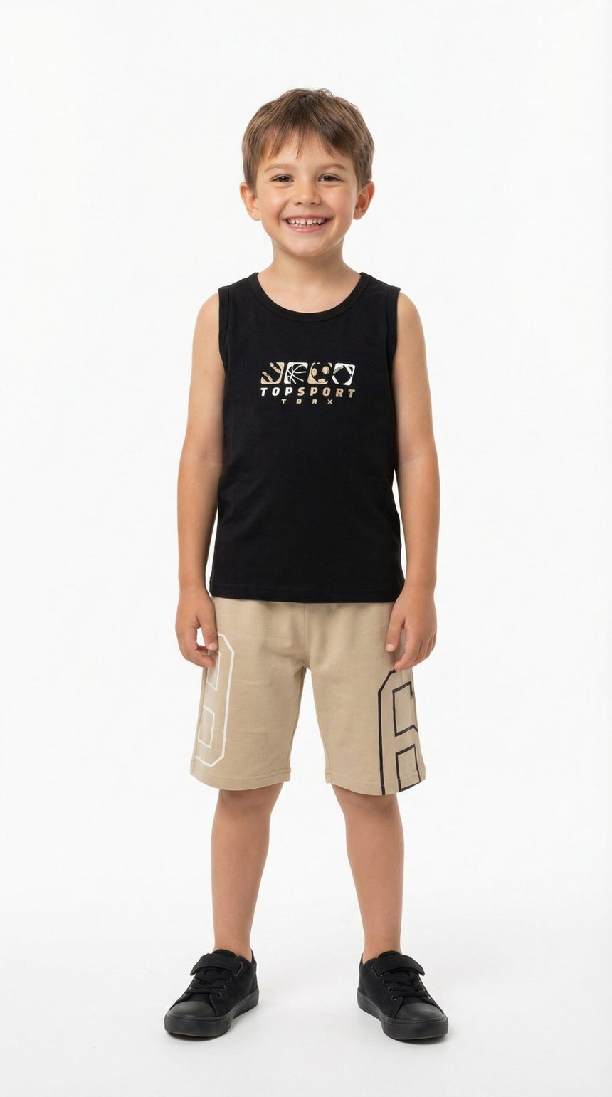 Trax παιδικό αγόρι  49351 Σετ βερμούδα/μπλούζα