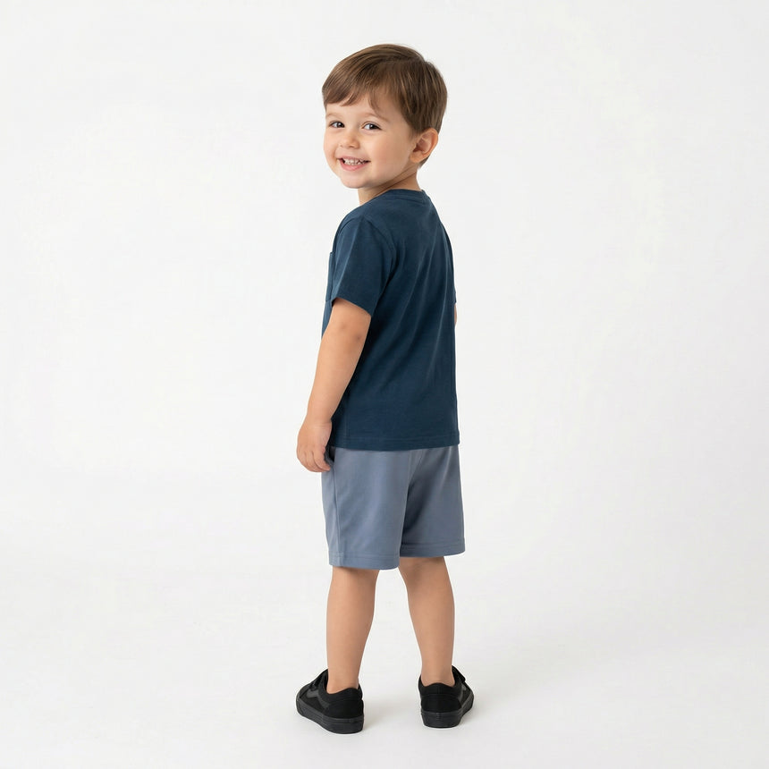 Trax παιδικό αγόρι 49415 Σετ βερμούδα/μπλούζα