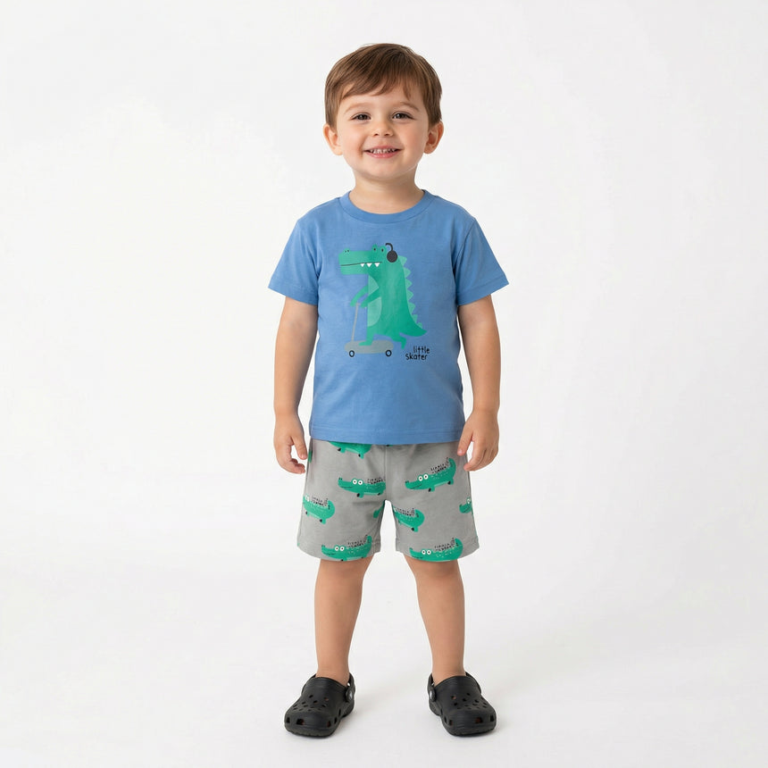 Trax παιδικό αγόρι  49448 Σετ βερμούδα/μπλούζα