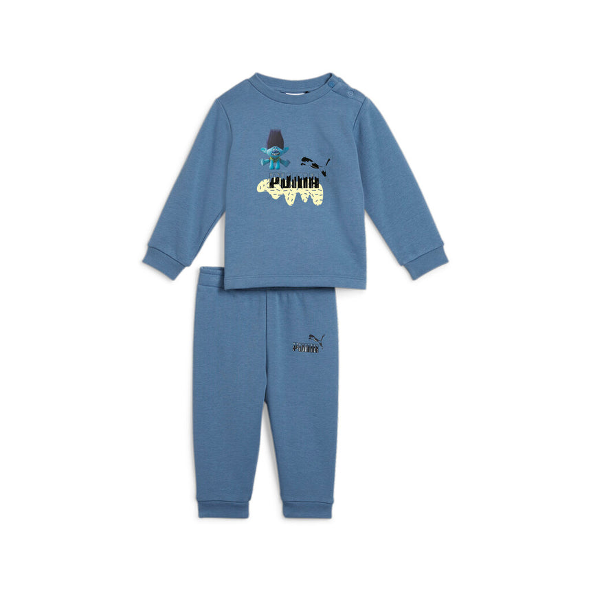 Puma Σετ X Trolls 627382 24 Crew Jogger Blue Horizon