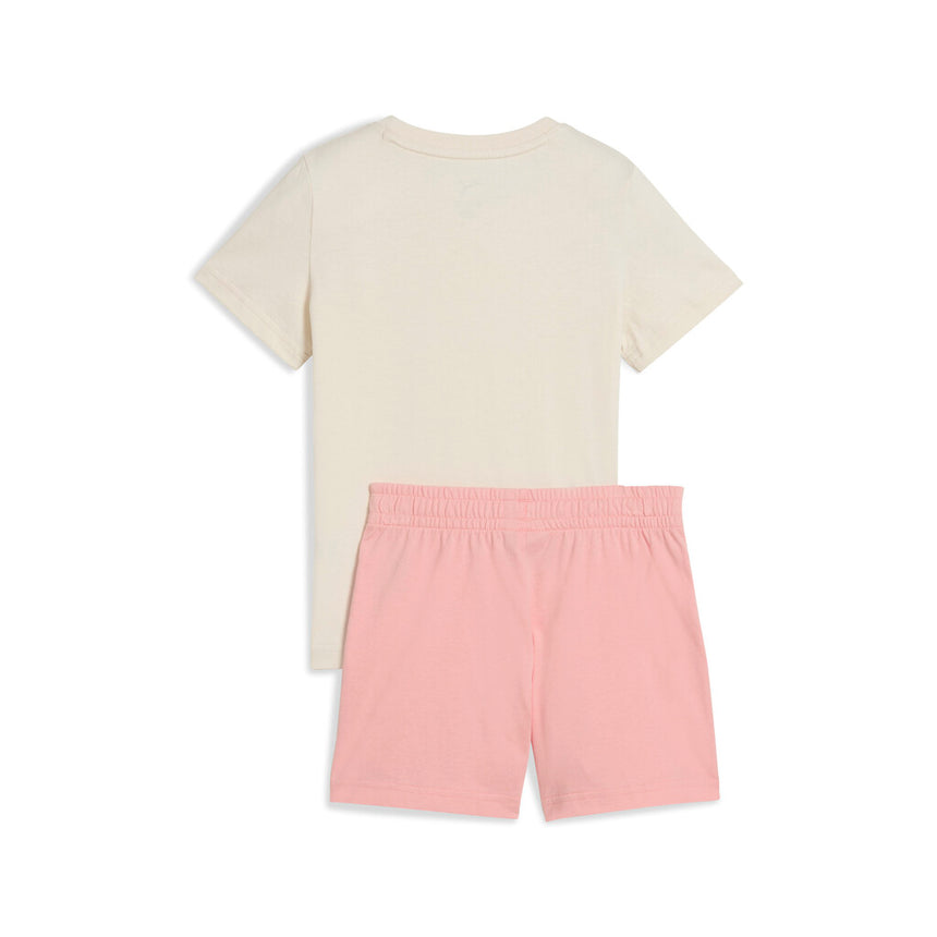 PUMA 685240-87 Tee and Shorts Set pink fruit