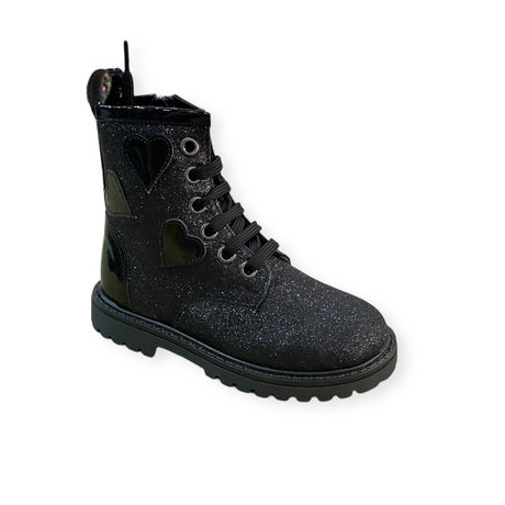 RICCO Μποτακι Μαυρο Glitter