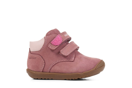 Geox B MACCHIA G.C-NUBUCK/SUEDE DK PINK