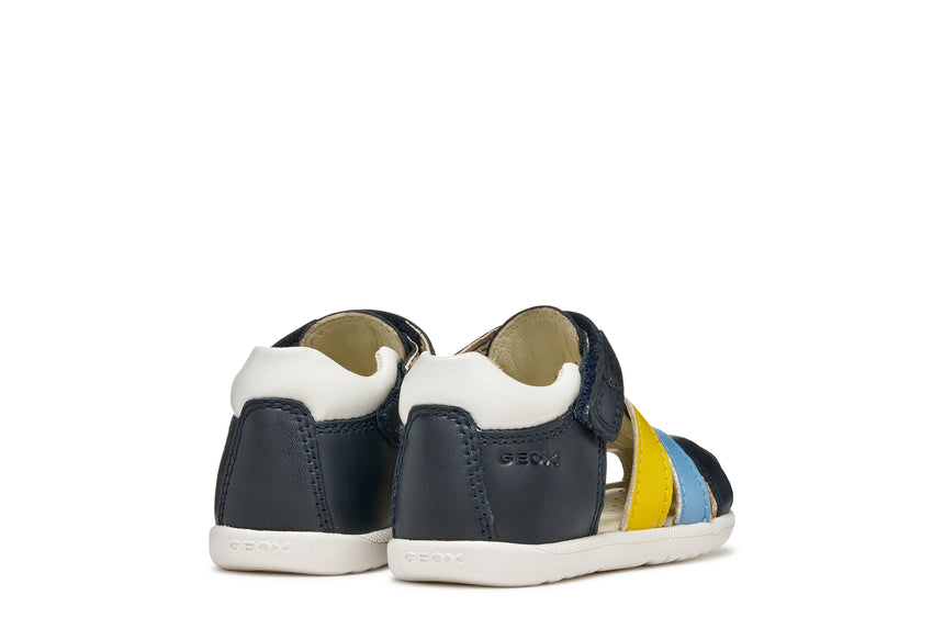 Geox Παπουτσοπέδιλα με velcro  για Αγόρι Μπλε B254VA 08554 C4229