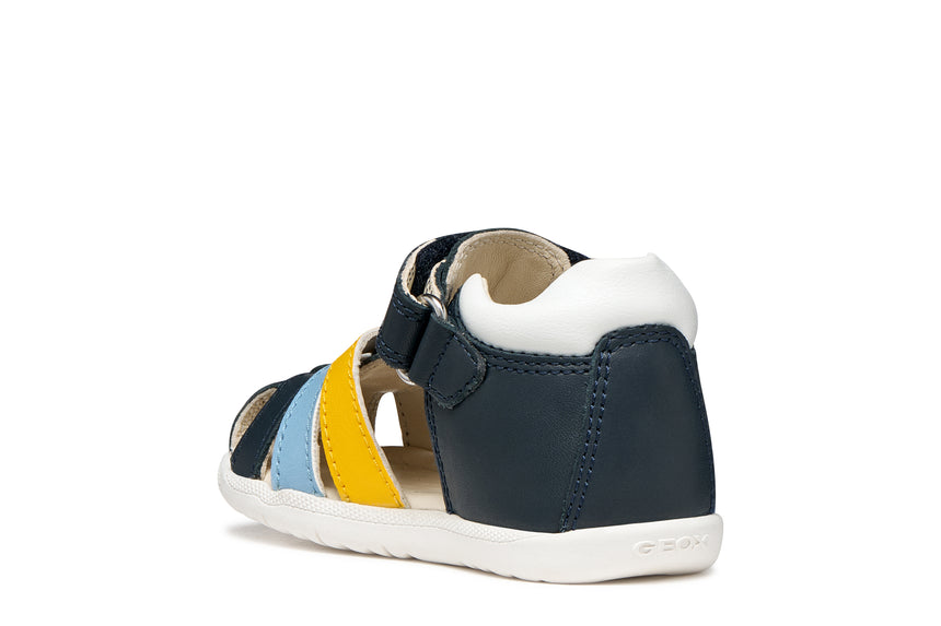Geox Παπουτσοπέδιλα με velcro  για Αγόρι Μπλε B254VA 08554 C4229