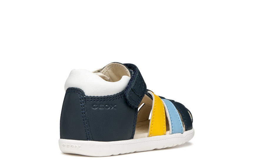 Geox Παπουτσοπέδιλα με velcro  για Αγόρι Μπλε B254VA 08554 C4229