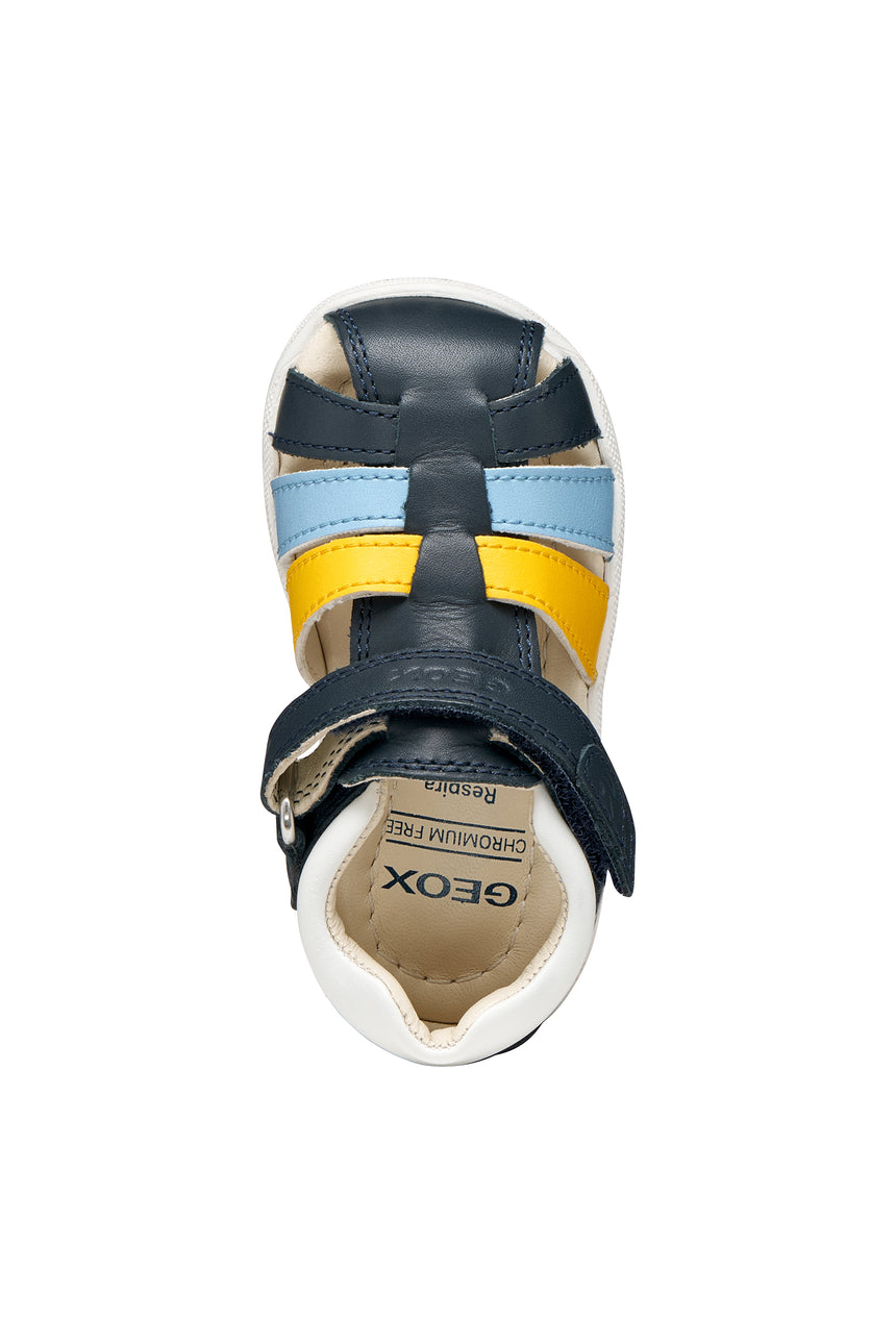 Geox Παπουτσοπέδιλα με velcro  για Αγόρι Μπλε B254VA 08554 C4229