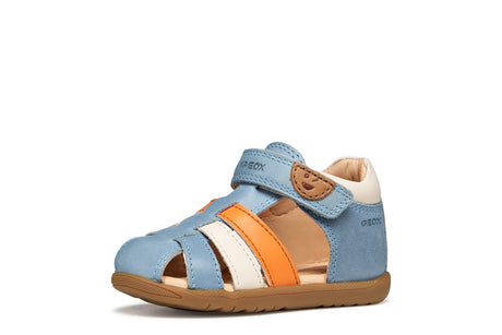 Geox Παιδικό Παπουτσοπέδιλο για Αγόρι Sky/Orange B254VA 0CL78 CE42T