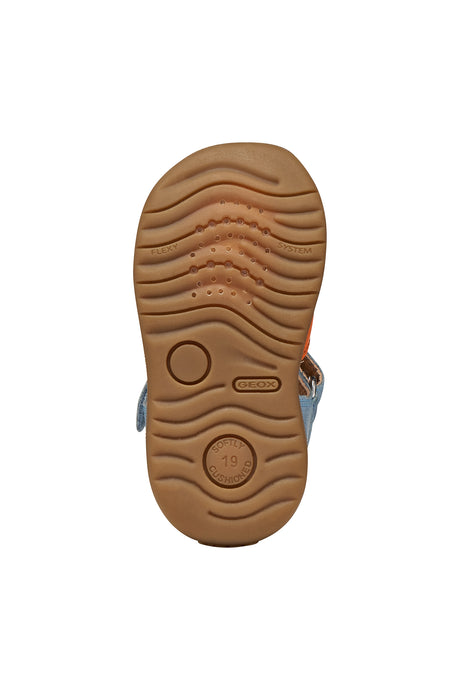 Geox Παιδικό Παπουτσοπέδιλο για Αγόρι Sky/Orange B254VA 0CL78 CE42T