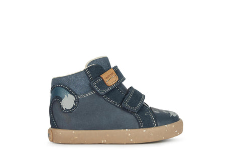 GEOX B KILWI B.A-SUEDE+WAX.LEA NAVY