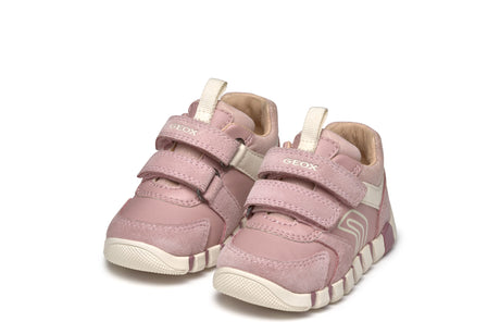 Geox Αθλητικο B Iupidoo G.C-Gbk+Suede B3558C 05422 C8047 Old Rose/Ivory