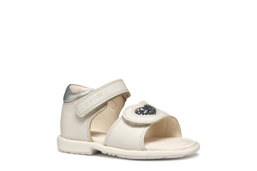 geox sandal verred nappa b5521b085nfc1z1n white silver