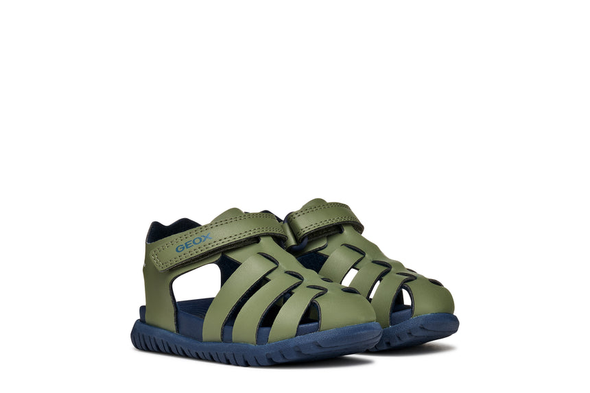 Geox πεδιλο σανδάλι με κλειστά δάχτυλα fusbetto B556AA 000BC CF3F4