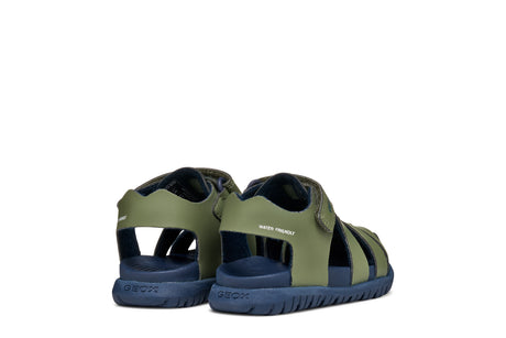 Geox πεδιλο σανδάλι με κλειστά δάχτυλα fusbetto B556AA 000BC CF3F4