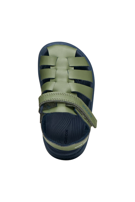 Geox πεδιλο σανδάλι με κλειστά δάχτυλα fusbetto B556AA 000BC CF3F4