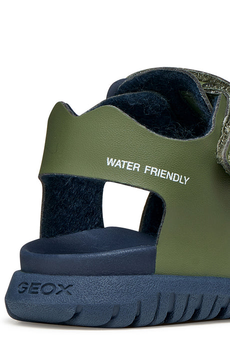 Geox πεδιλο σανδάλι με κλειστά δάχτυλα fusbetto B556AA 000BC CF3F4